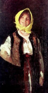 Cheerful Peasant Woman