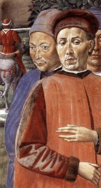 Блаженный Августин Отправляясь Для Милан деталях 1465 2