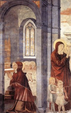 St Augustine dejando a su madre 1465