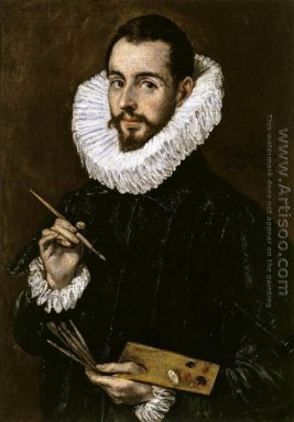 Portrait de l\'artiste\'\' s Son Jorge Manuel Theotokopoulos c. 160