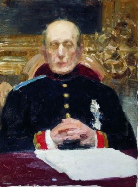 Porträt von Konstantin Petrovich Pobedonostsev 1903