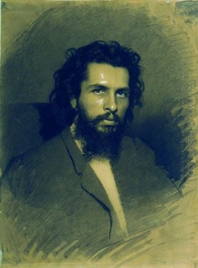 Portrait Of The Artist Nikolay Andreyevich Koshlev 1866