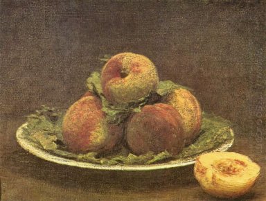 Nature morte avec des pêches 1880