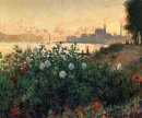 Argenteuil Blommor By The Riverbank