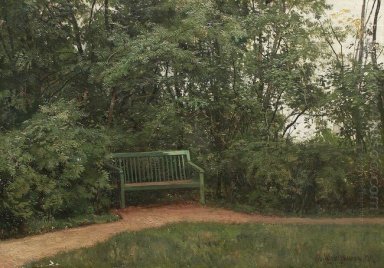 Bench auf der Mall 1872