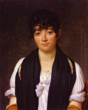 Portret van Suzanne Le Pelletier De Saint Fargeau 1804