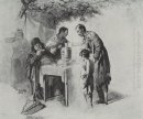 Teatime Em Mytischi perto de Moscou 1862