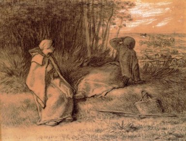 Shepherdesses Duduk Di Shade