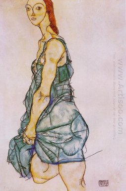vertical mujer de pie 1912