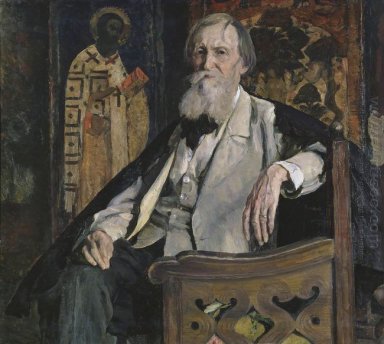 Porträt von Victor Vasnetsov 1925