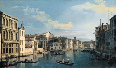 Venesia Grand Canal Dari Flangini Palazzo Kepada Jemaat Sa