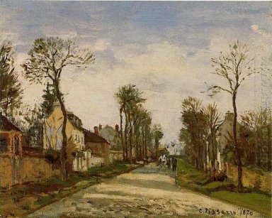 a estrada a Versalhes em Louveciennes 1870