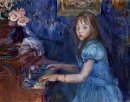 Lucie Leon en el piano 1892