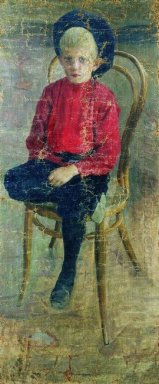 Portrait Of Gury Nikolaevich Smirnov A Cousin Of The Artist 1898