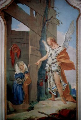 L\'apparizione dell\'angelo Prima di Sarah 1728