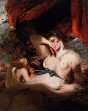 Cupido que desata o cinto dos Venus 1788