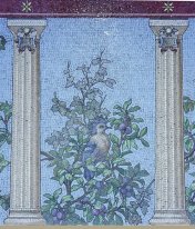 Mosaic - Dining hall room of the Sainte-Barbe library, Paris