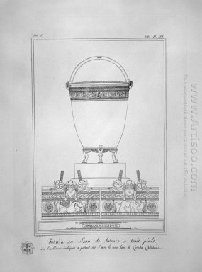 Situla Brons op drie poten incl In grote lijnen