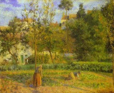 jardin potager à l\'Hermitage près de Pontoise 1879