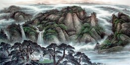 Waterfall - Chinese Painting