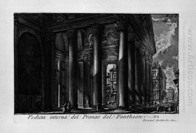 De Romeinse Oudheden T 1 Plaat Xiv Pantheon 1756 1