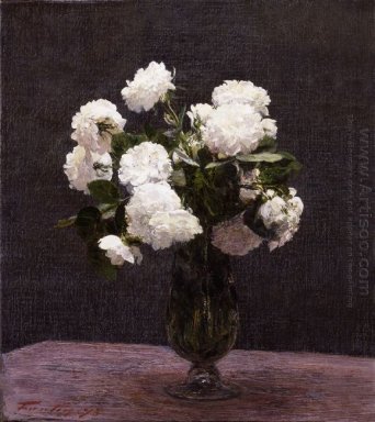 Weiße Rosen 1875