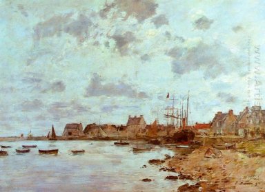 De haven van Saint Vaast La Houghe 1892