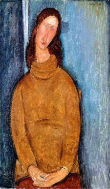 Jeanne Hébuterne Di Jumper Kuning 1919