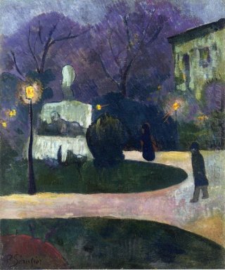 Square With Street Lamp 1891