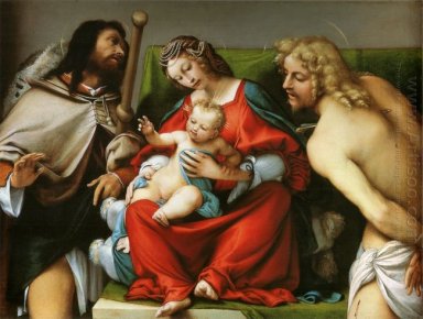 Мадонна с Санкт-Роха и святого Себастьяна