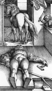 Slapen bruidegom en Tovenares 1544