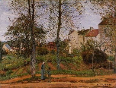 liggande nära Louveciennes 2 1870