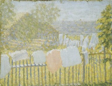 Unterwäsche auf dem Zaun 1903