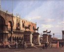 capriccio les chevaux de San Marco à la piazzetta 1743