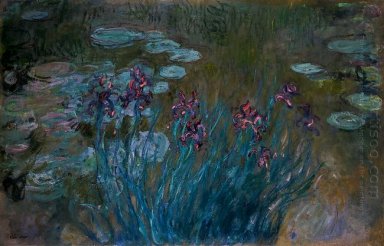 Iris y lirios de agua 1917