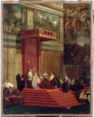 Papst Pius VII Luigi Barnaba Chiaramonti Besuch Kapelle 1820