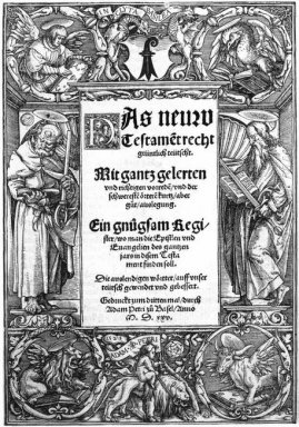 Titel-Platte mit St. Peter und Paul 1523