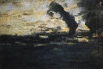 Molnig Sky Twilight 1893