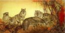 Wolf - Chinees schilderij(Beroemde)