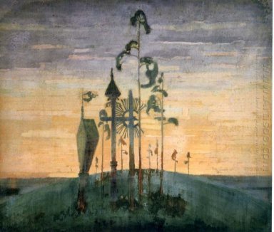 Graveyard Motif 1909