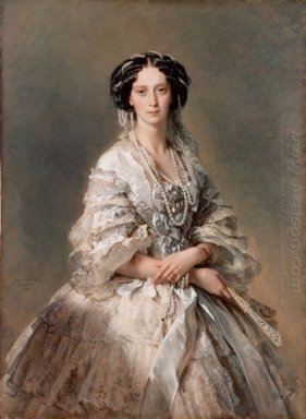 Porträt von Kaiserin Maria Alexandrowna 1857