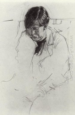 Porträt von Alexander Golovin 1907