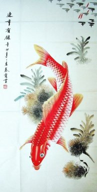 Fish - pittura cinese