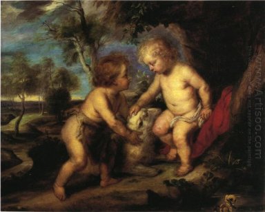 Das Christkind und der Infant St. John nach Rubens