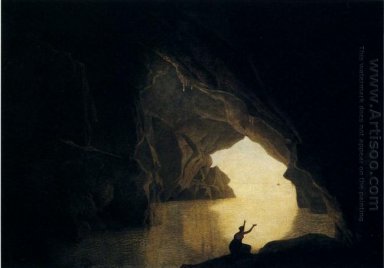 A Grotta nel Golfo di Salernum con la figura di Julia Bandire