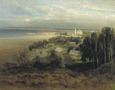 el monasterio de las cuevas cerca de Nizhny Novgorod 1871