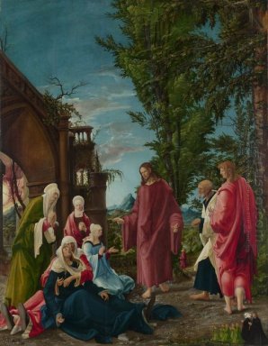 Christus neemt afscheid van zijn moeder 1520