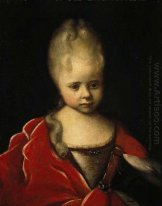 Porträt von Elizaveta Petrowna als Kind