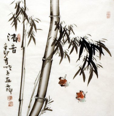 Бамбук - китайской живописи