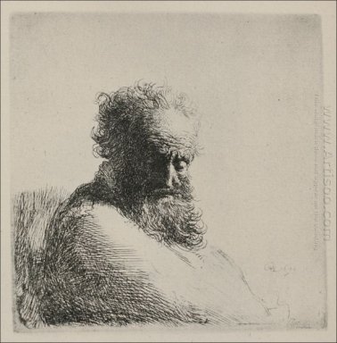 Buste d\'un vieil homme avec une grande barbe 1631
